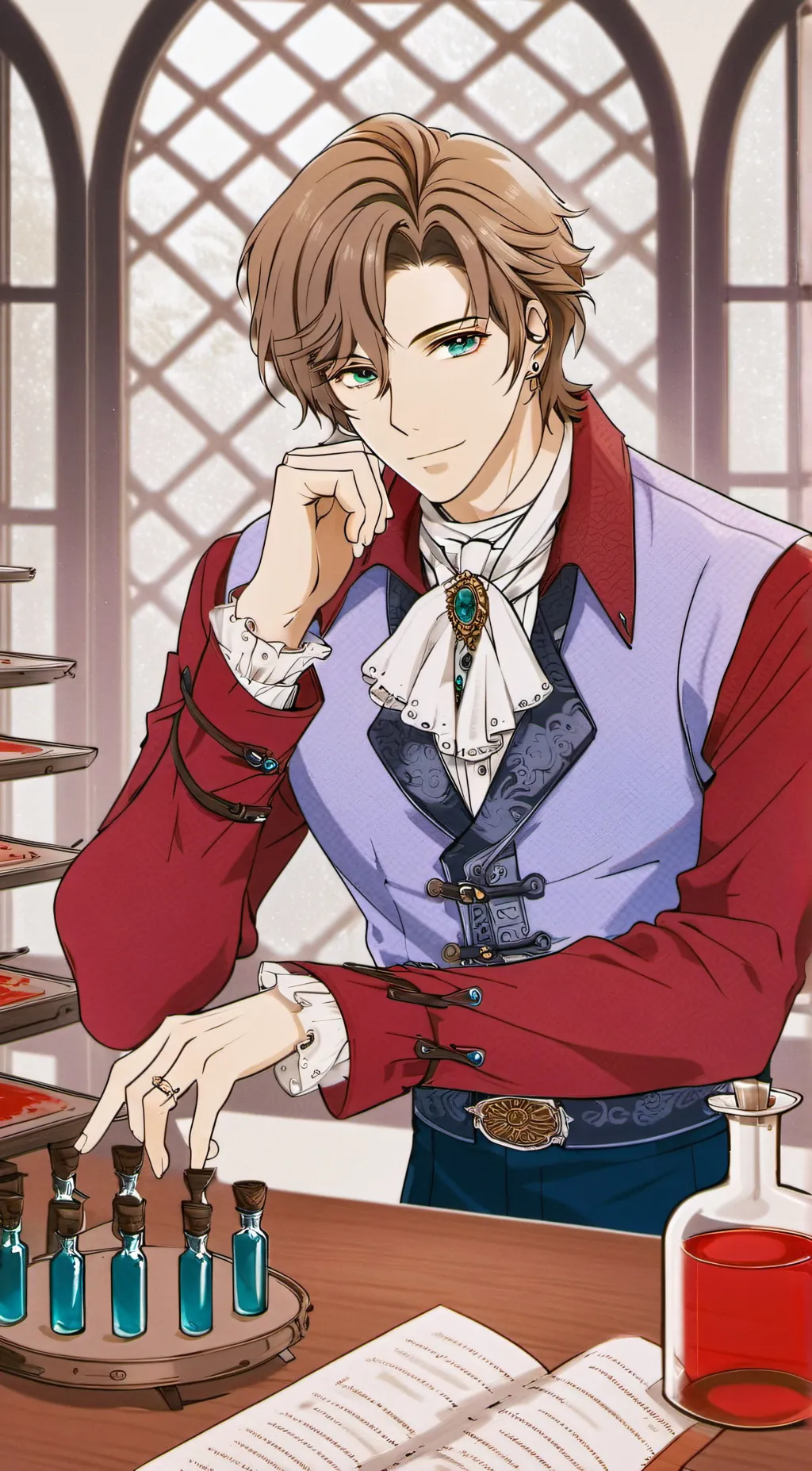 ai character: Victor  background