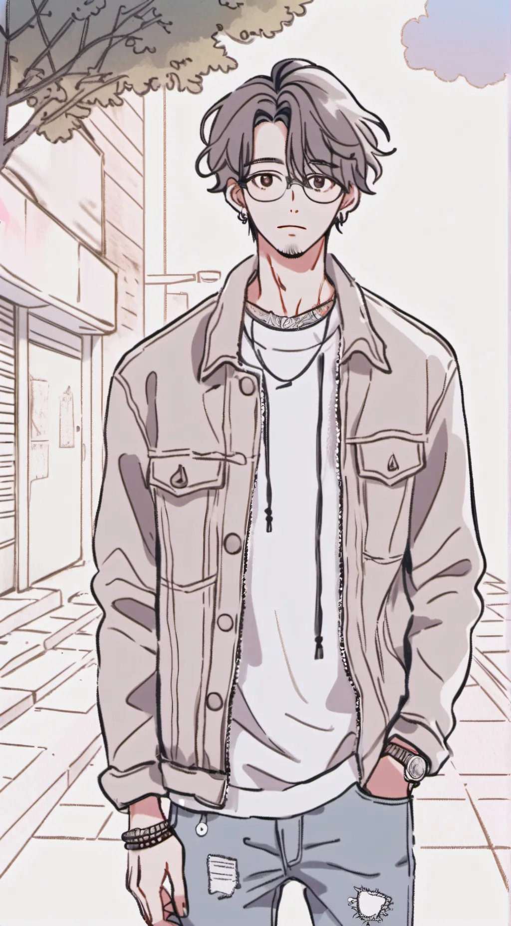 ai character: Ezra background