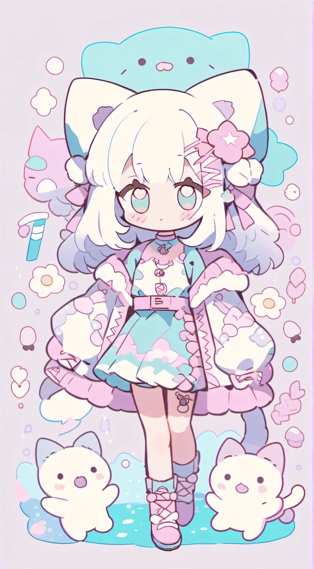 ai character: Lunacatwave  background