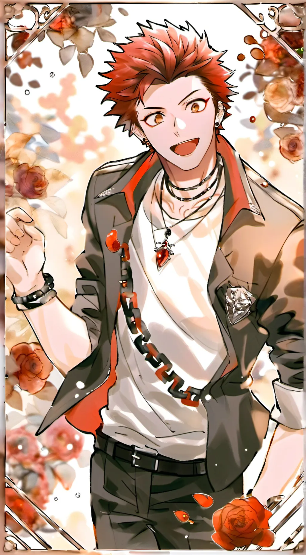 ai character: Leon Kawutu  background