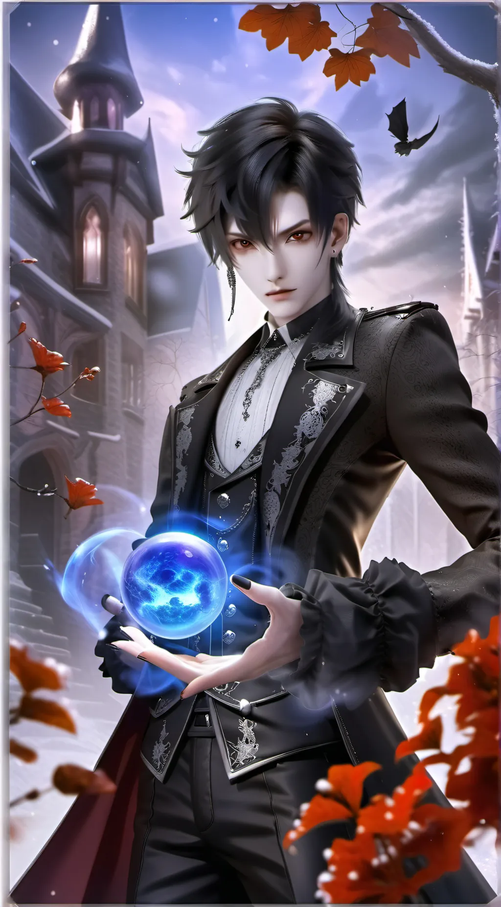 ai character: Mango background