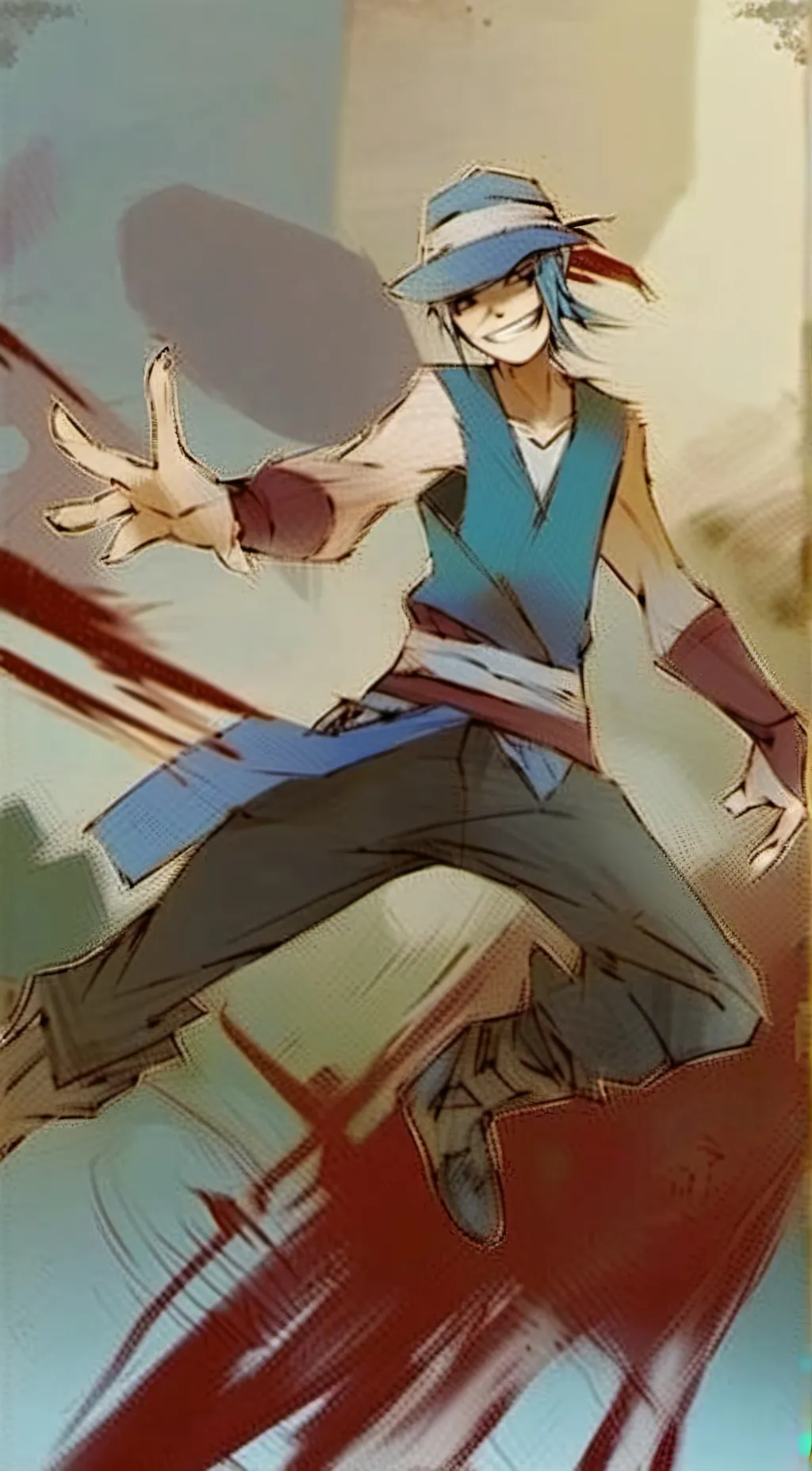 ai character: 2D background