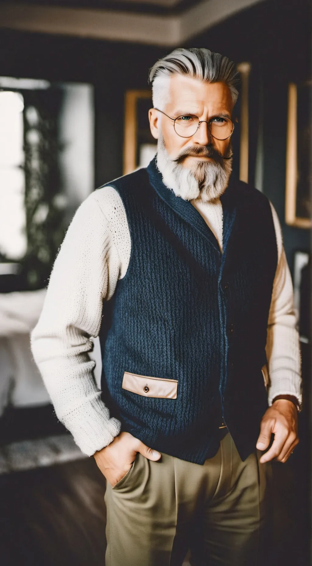 ai character: Fred background