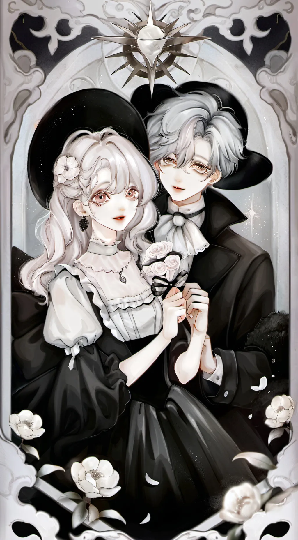 ai character: Rose&Rolan🧛🏻 background
