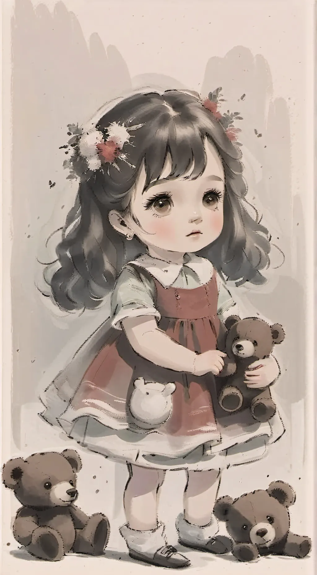 ai character: Vivian  background