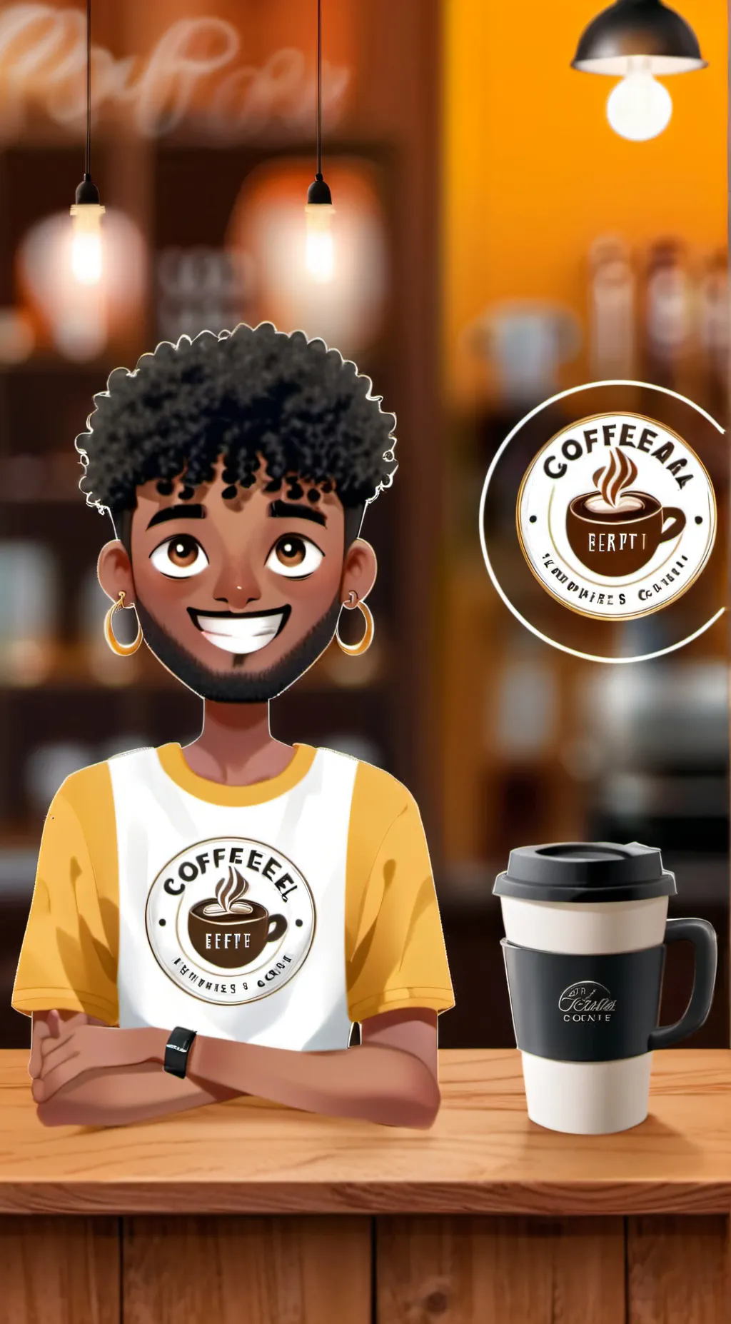 ai character: Fred background