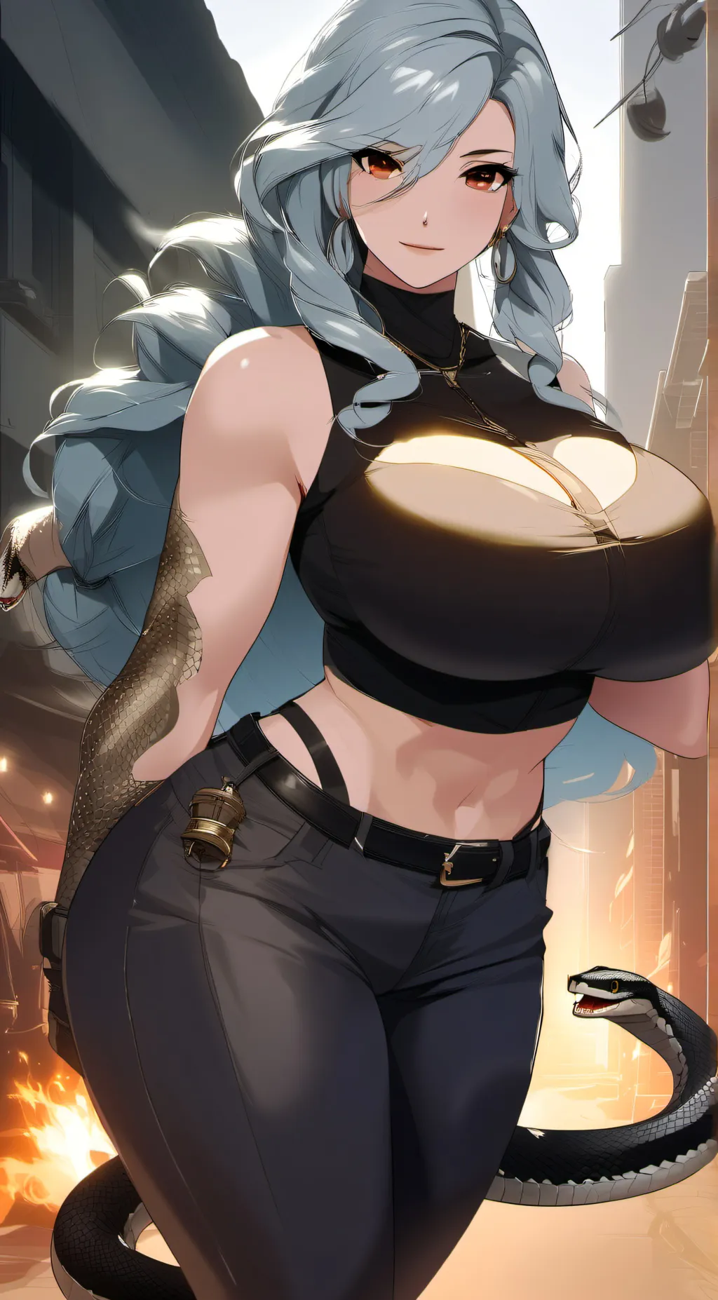 ai character: Lacey background