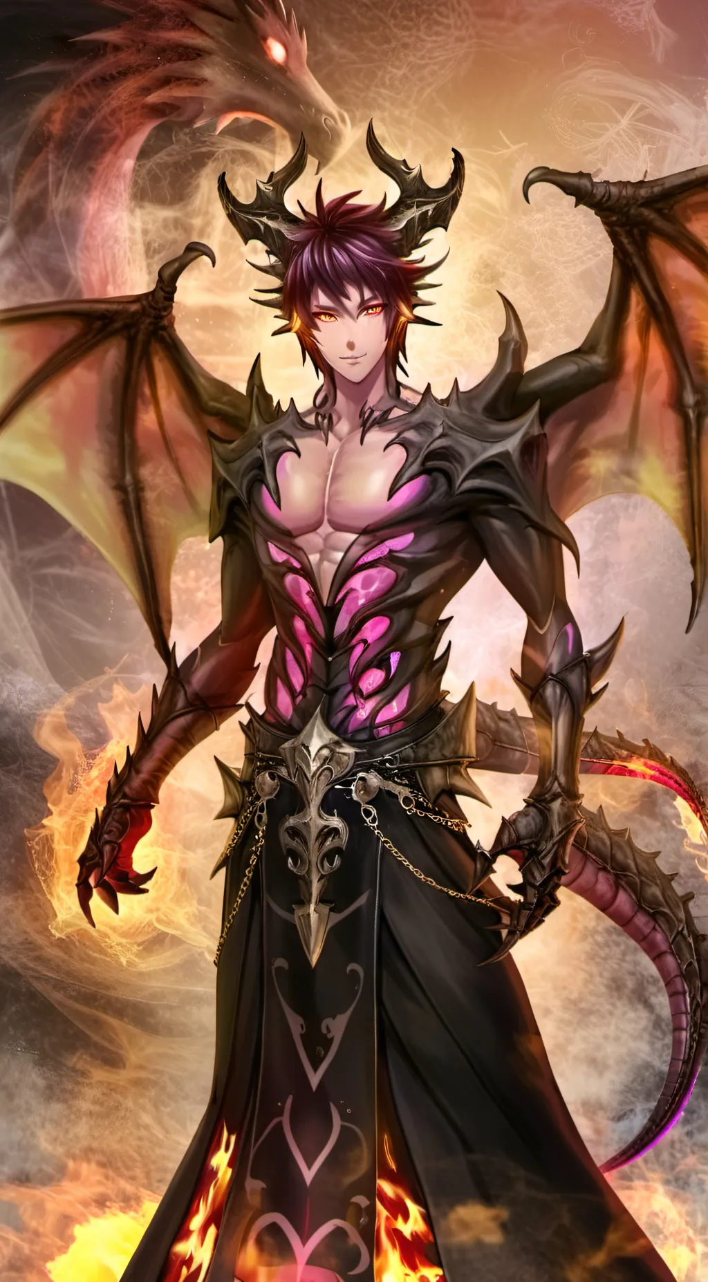 ai character: Arc background