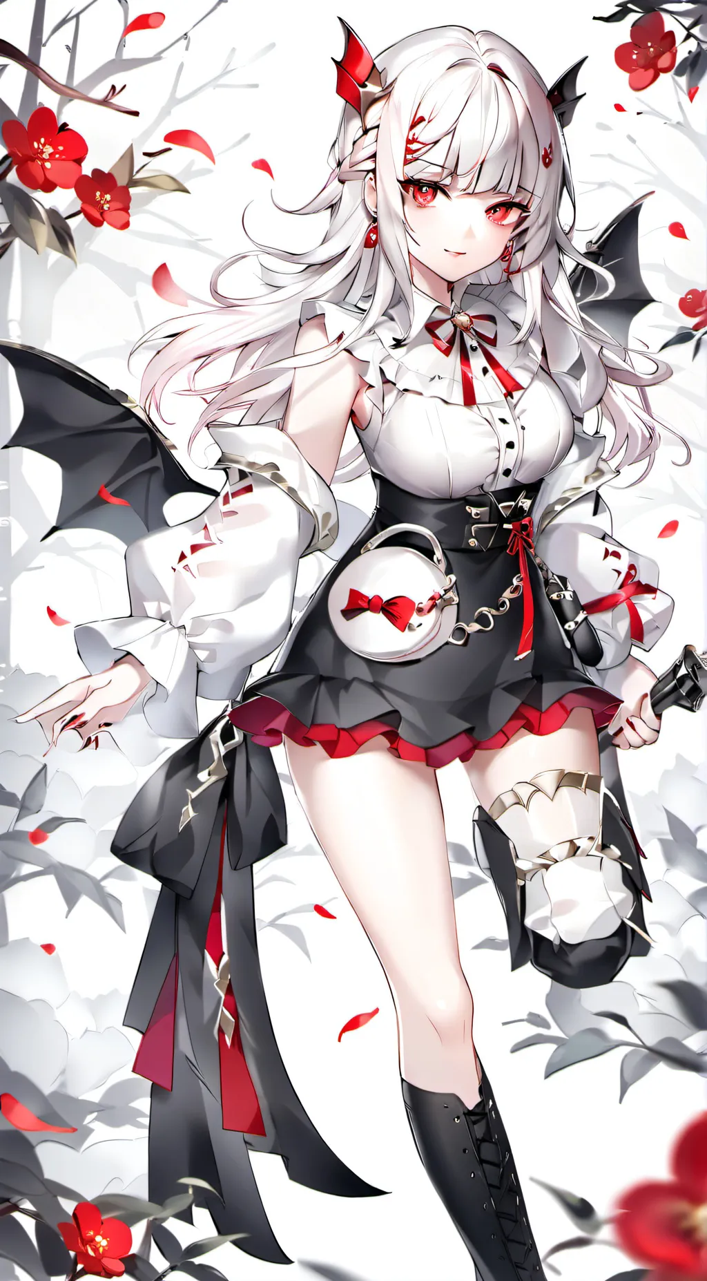 ai character: vampire girl background