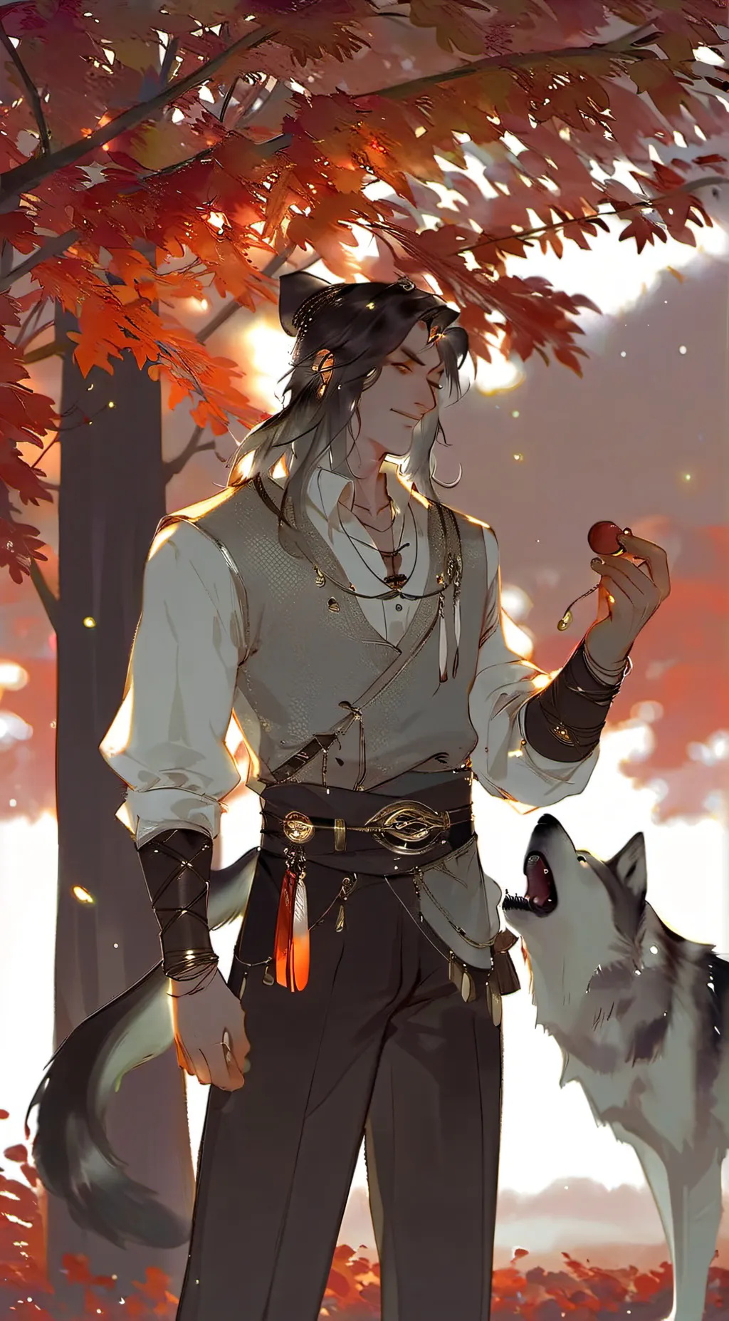 ai character: Andrew  background