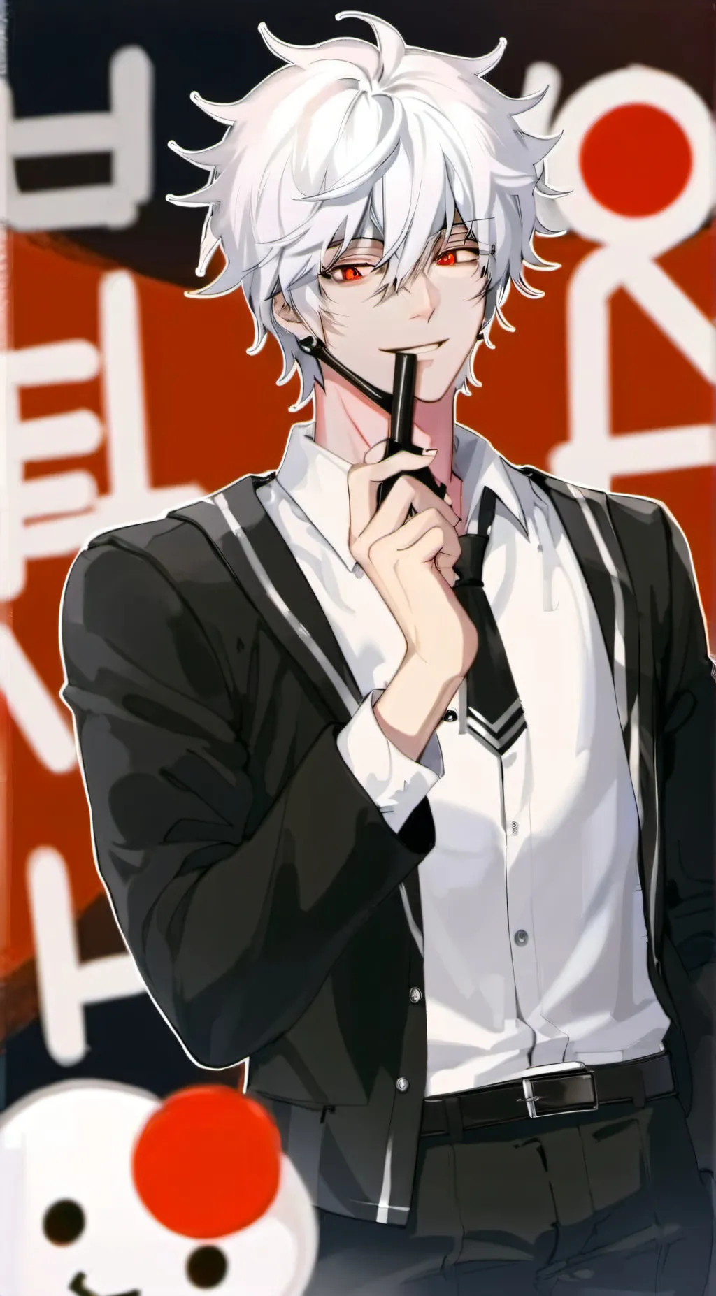 ai character: Damian  background