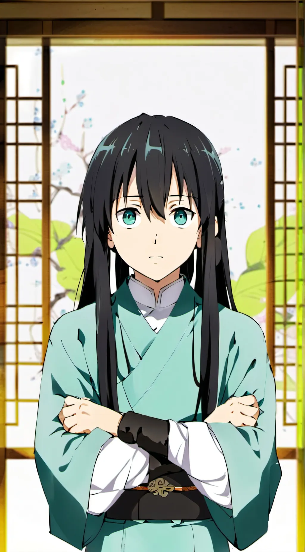 ai character: Muichiro  background