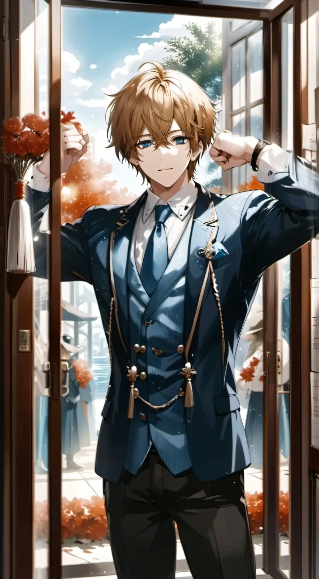 ai character:  friend aka crush background