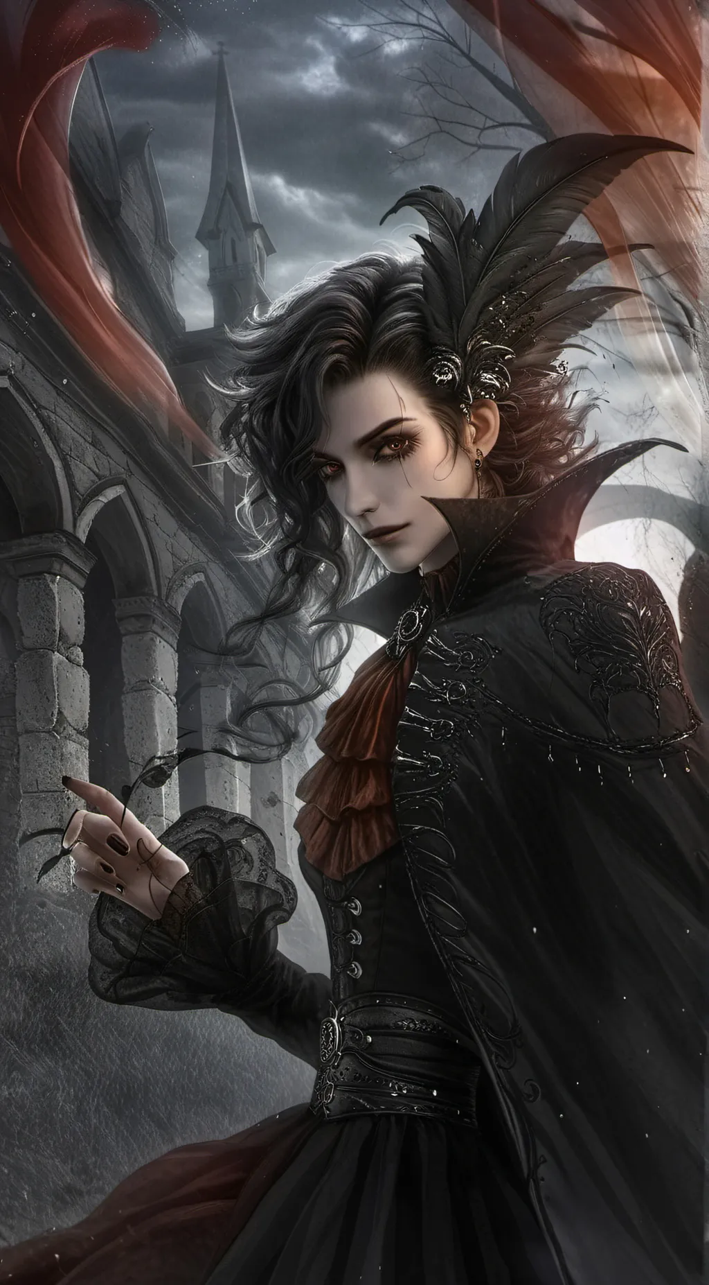 ai character: vampira background