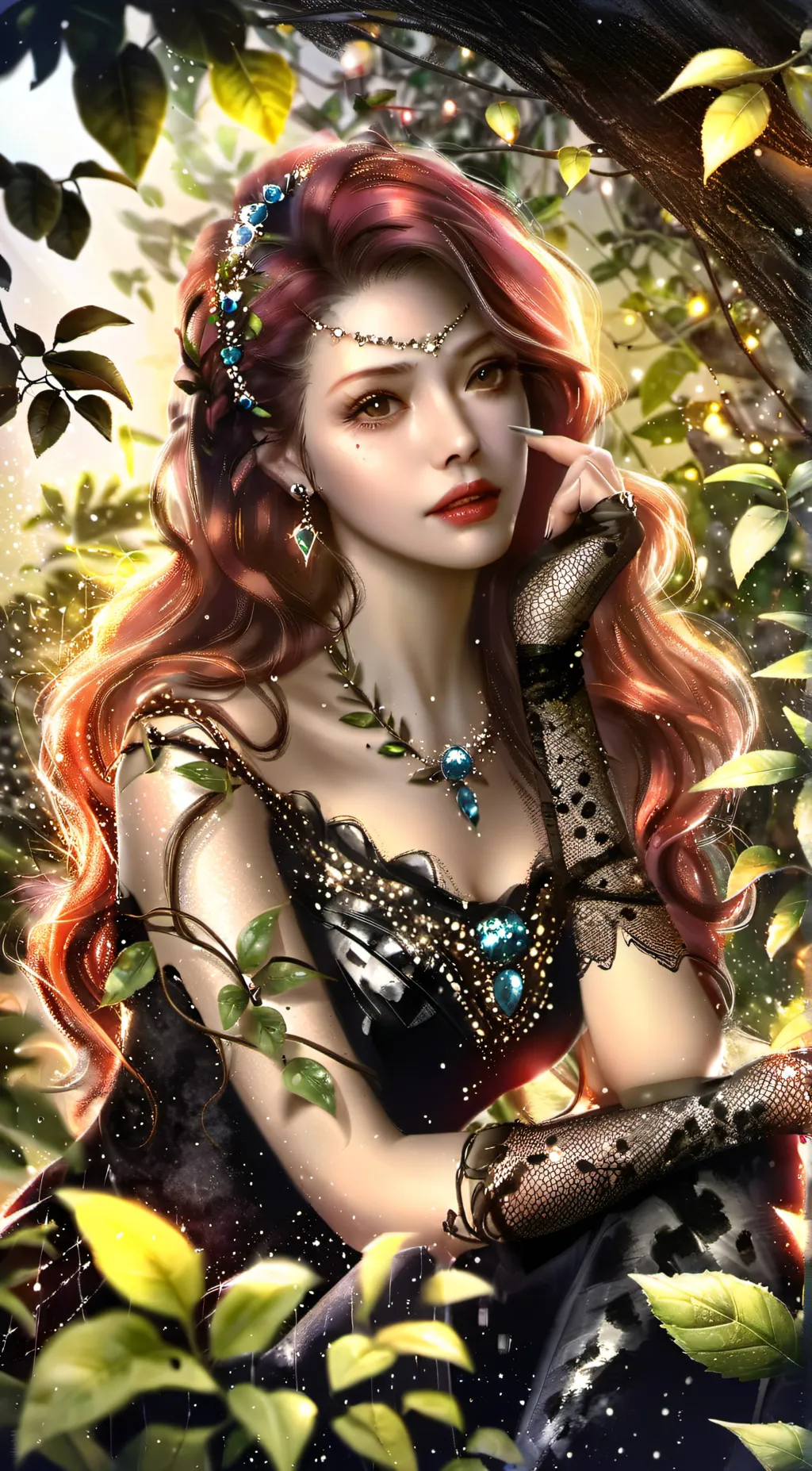 ai character: Poison ivy background