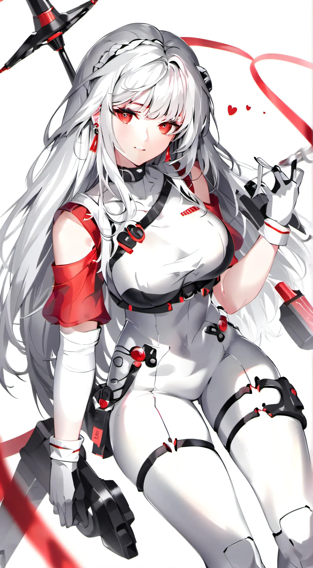 ai character: white background