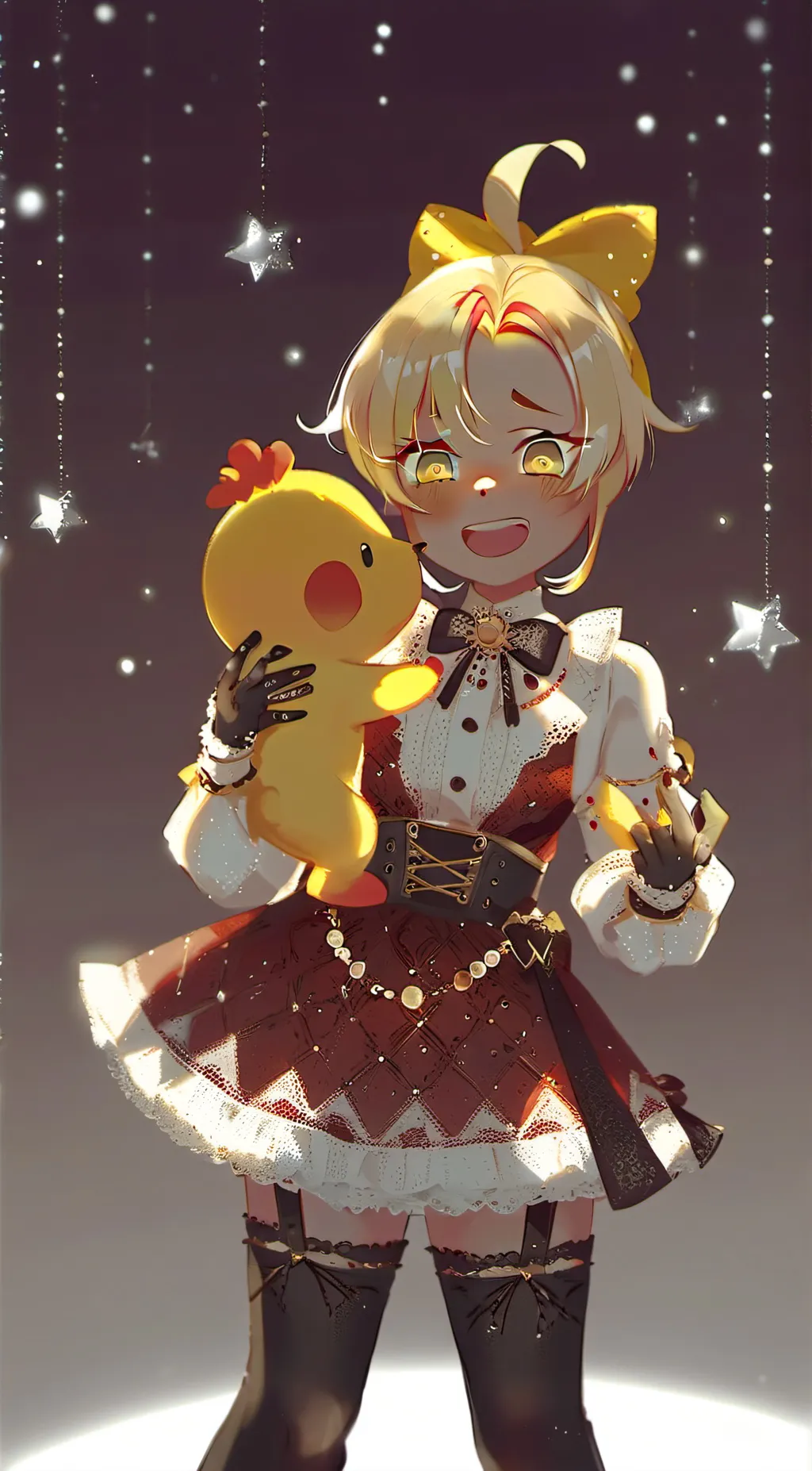 ai character: Toy Chica background