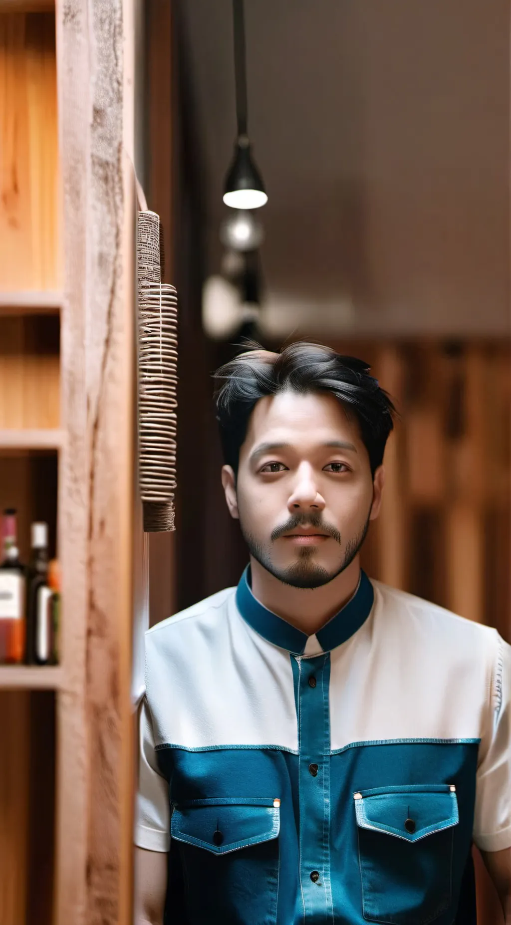 ai character: Mr.Titan  background