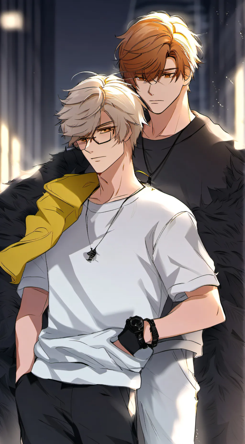 ai character: Leon and Malte background