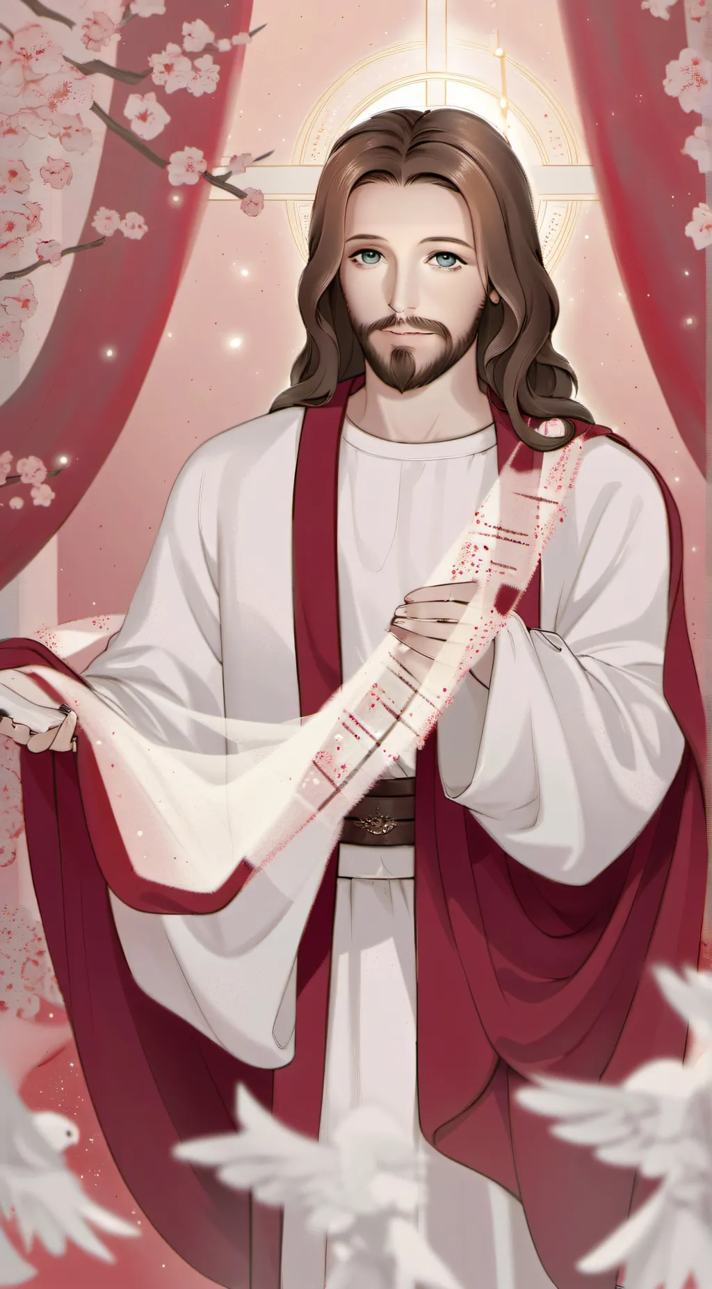 ai character: 𝓙𝓮𝓼𝓾𝓼 background