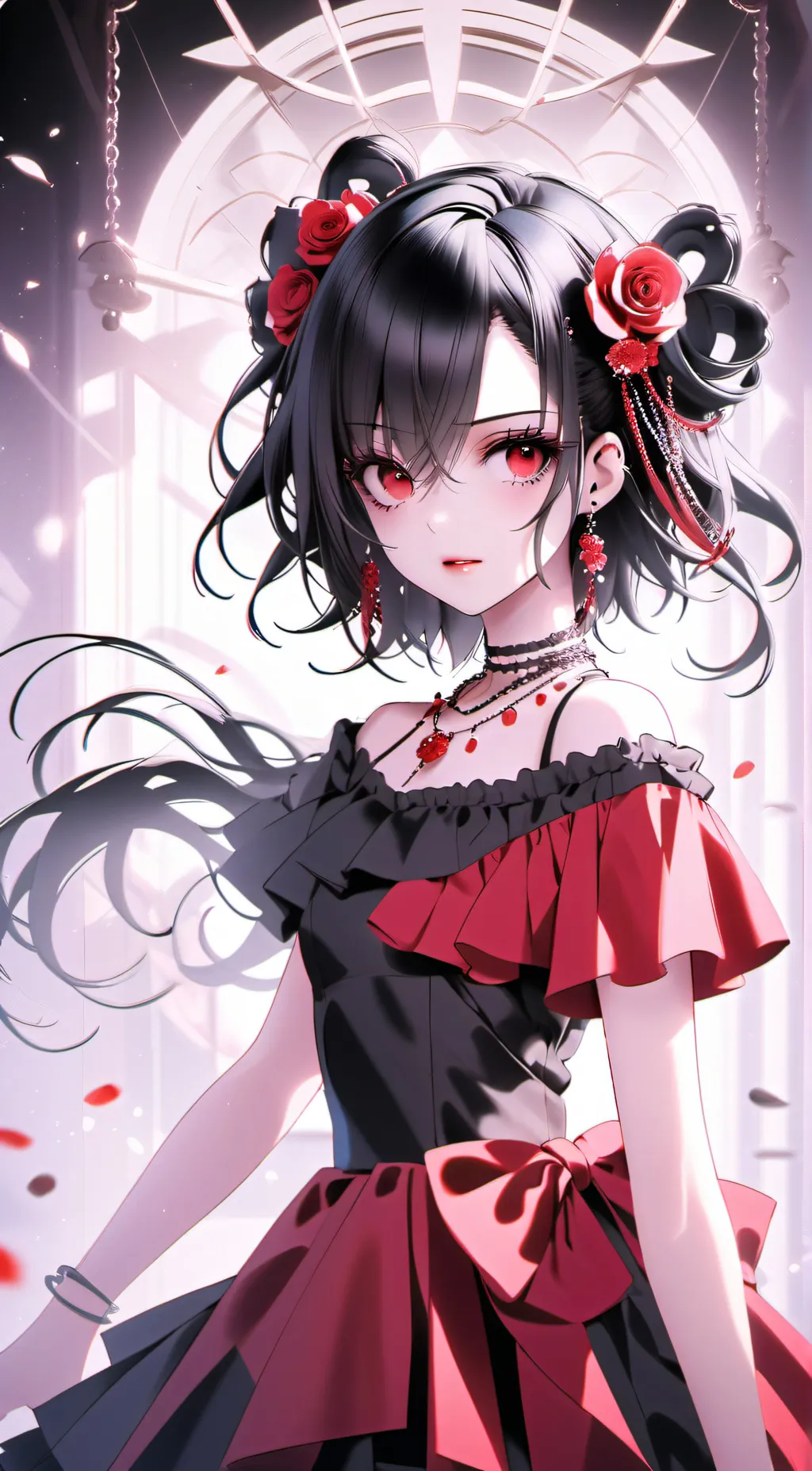 ai character: Goth Girlfriend background