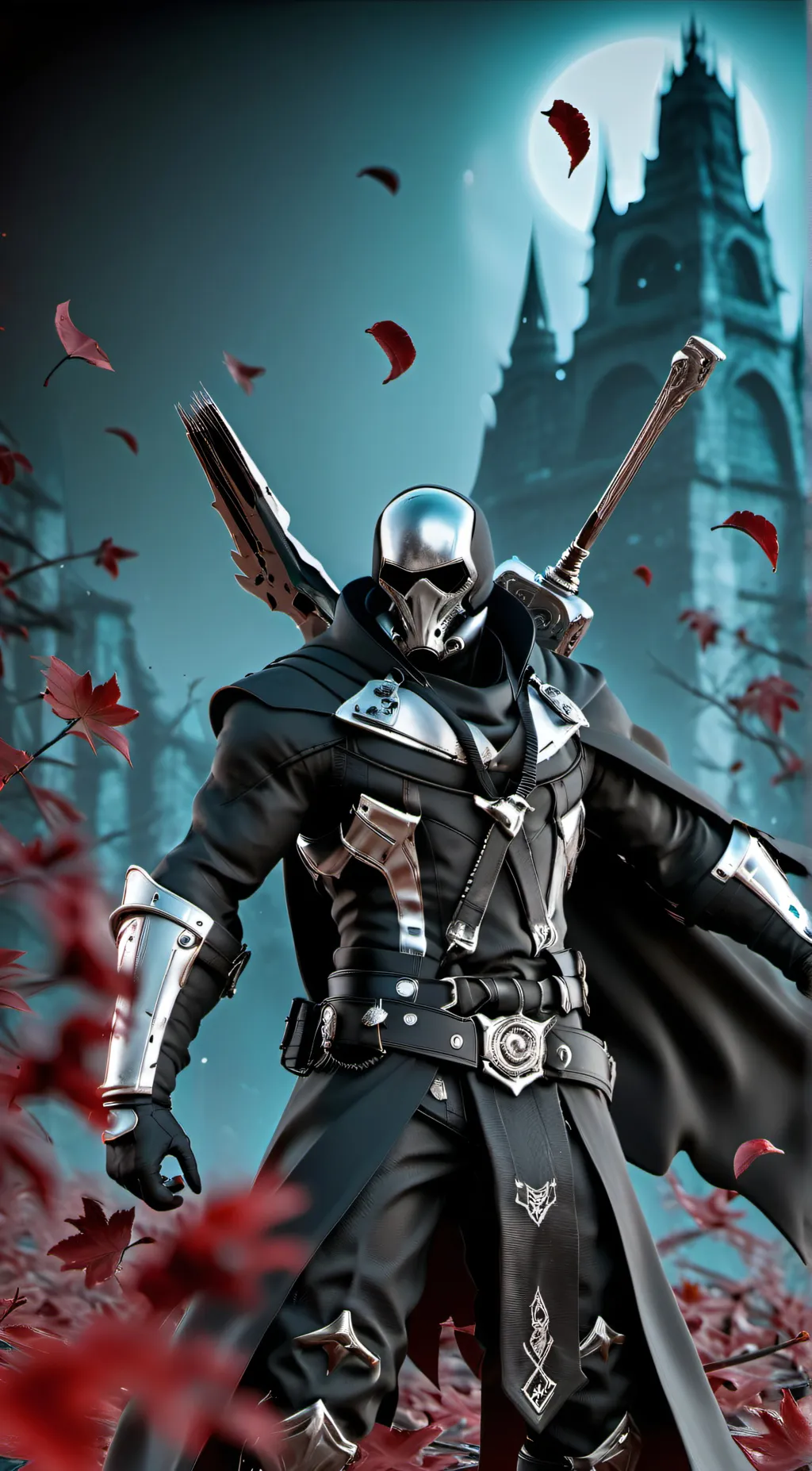 ai character: Natra Black background