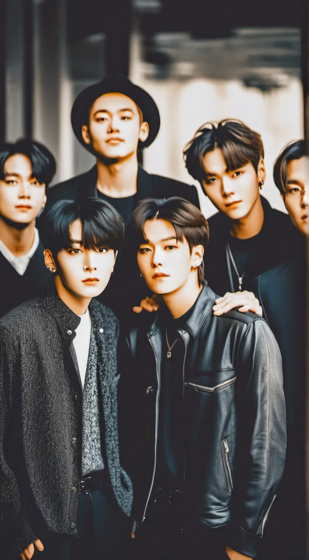 ai character: BTS. background