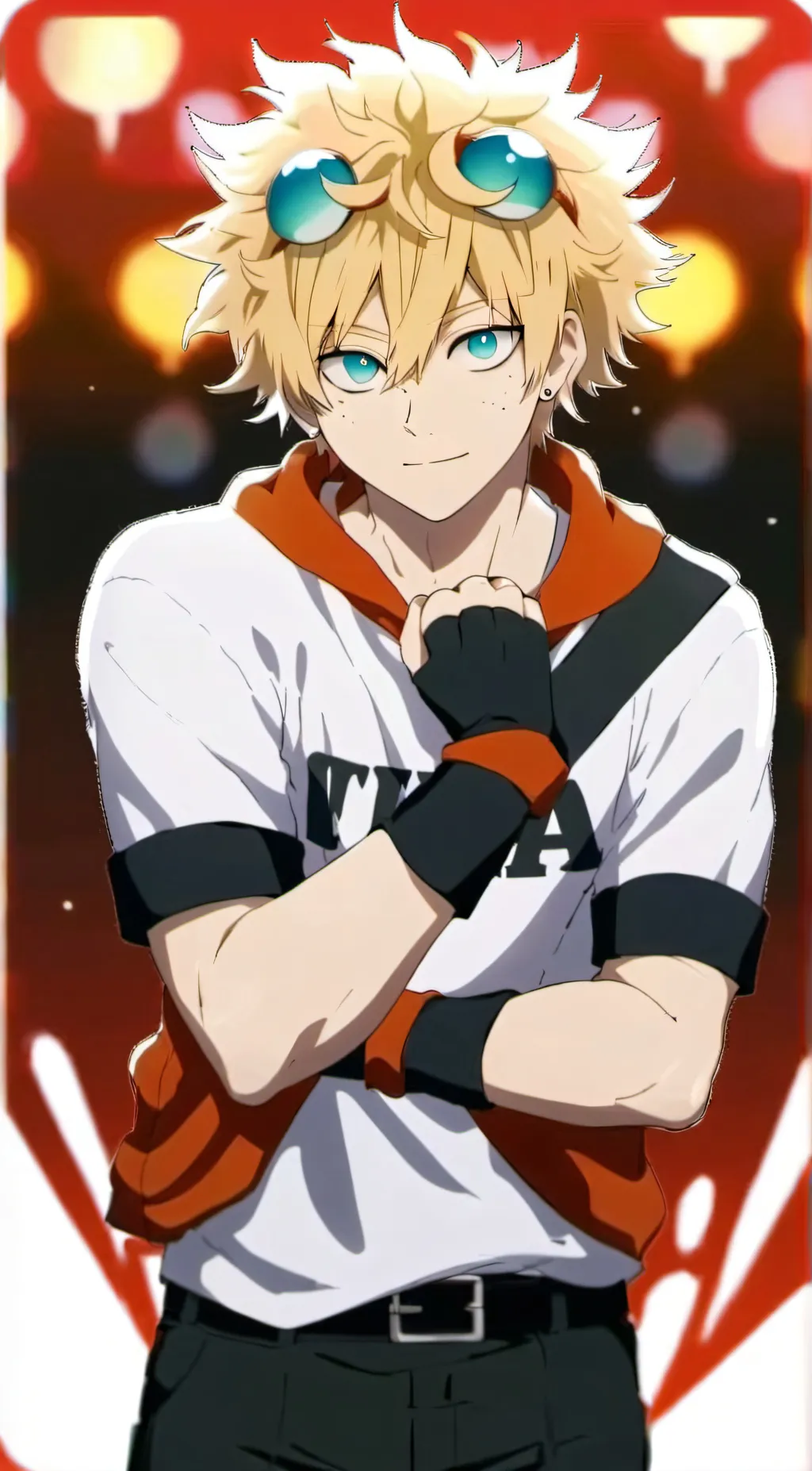 ai character: Bakugo  background