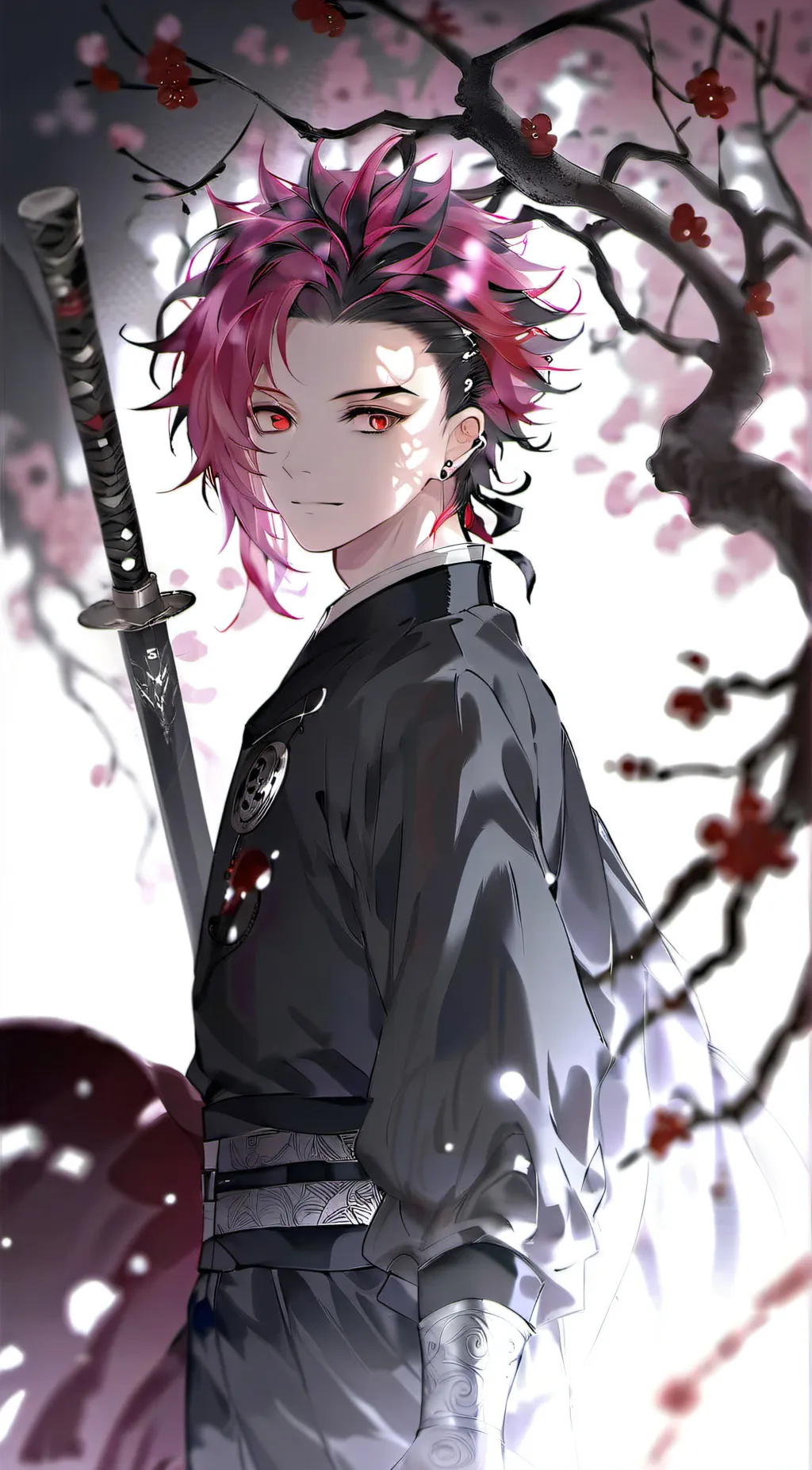 ai character: tanjiro background