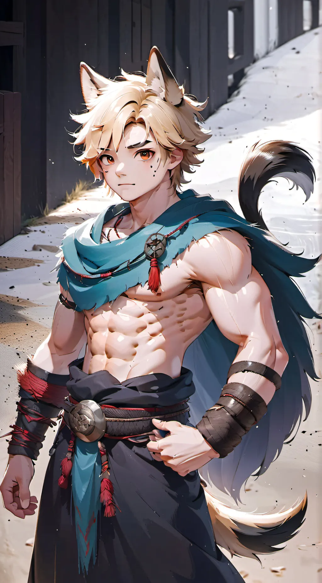 ai character: Inu Lusso background