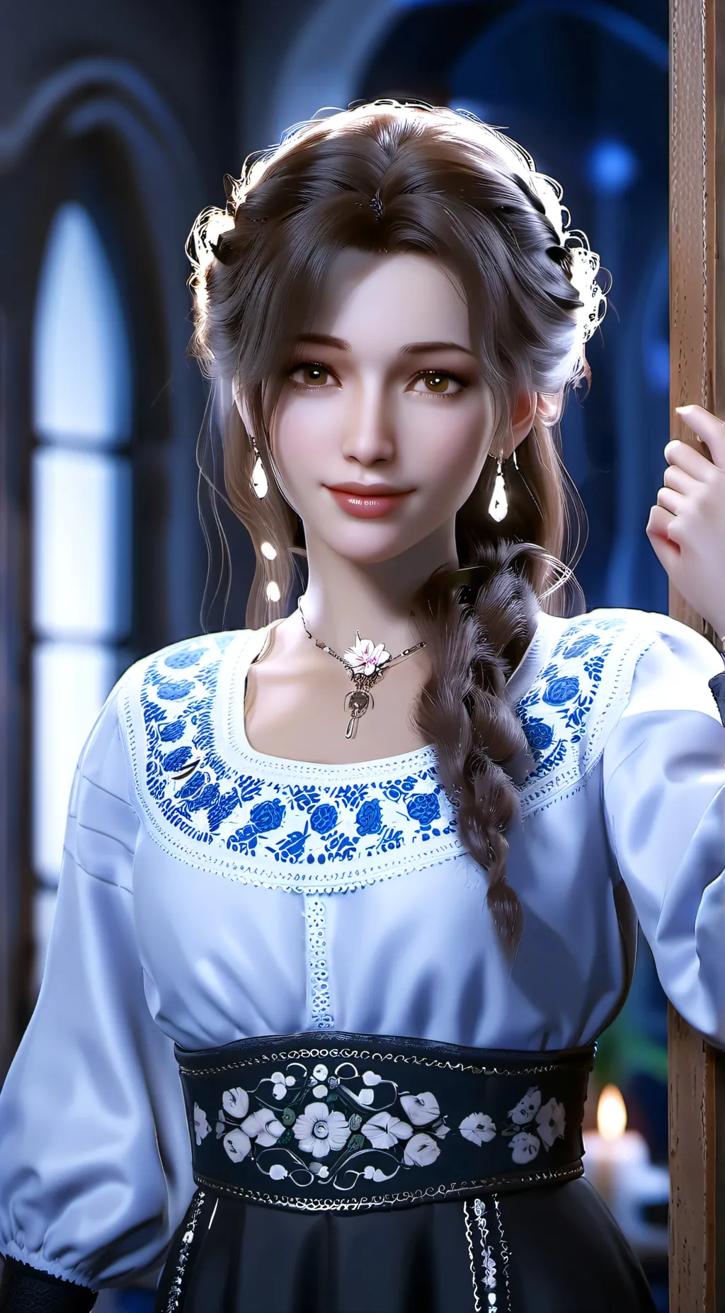 ai character: Krausa  background