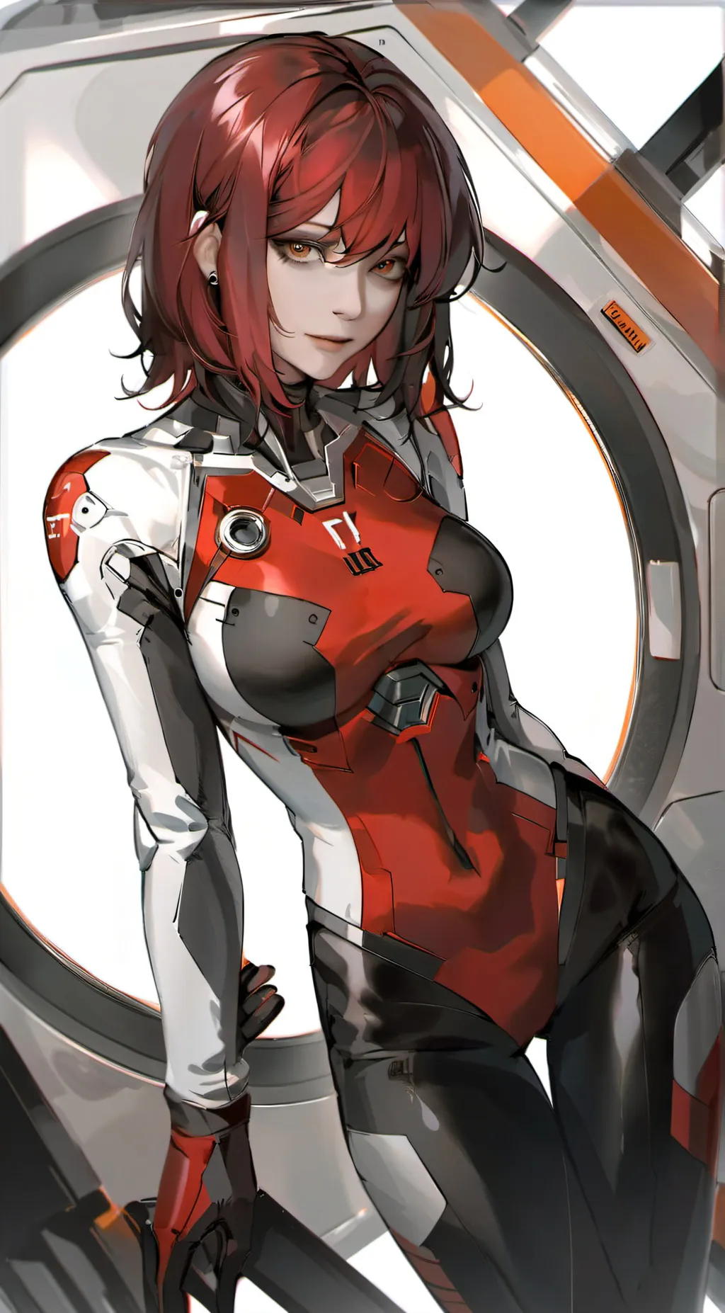 ai character: Maroon (Among Us) background