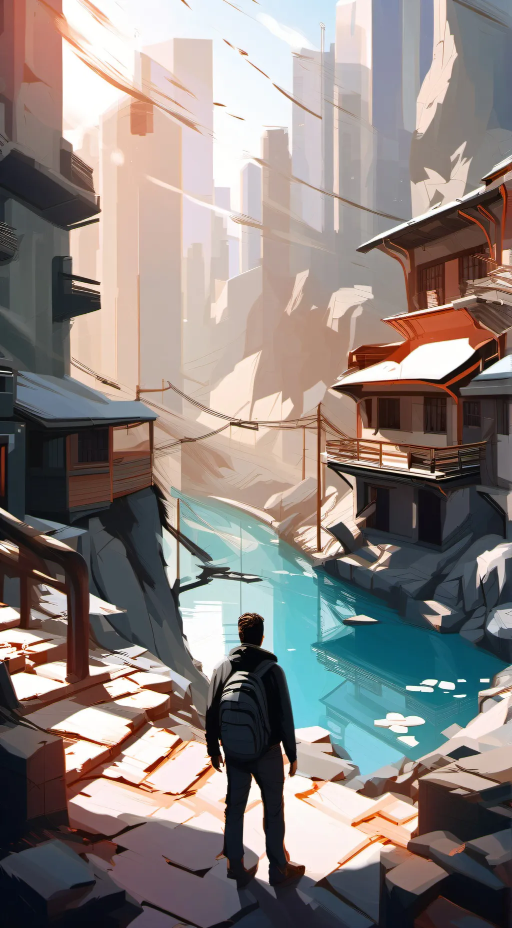 ai character: Blush Blush background