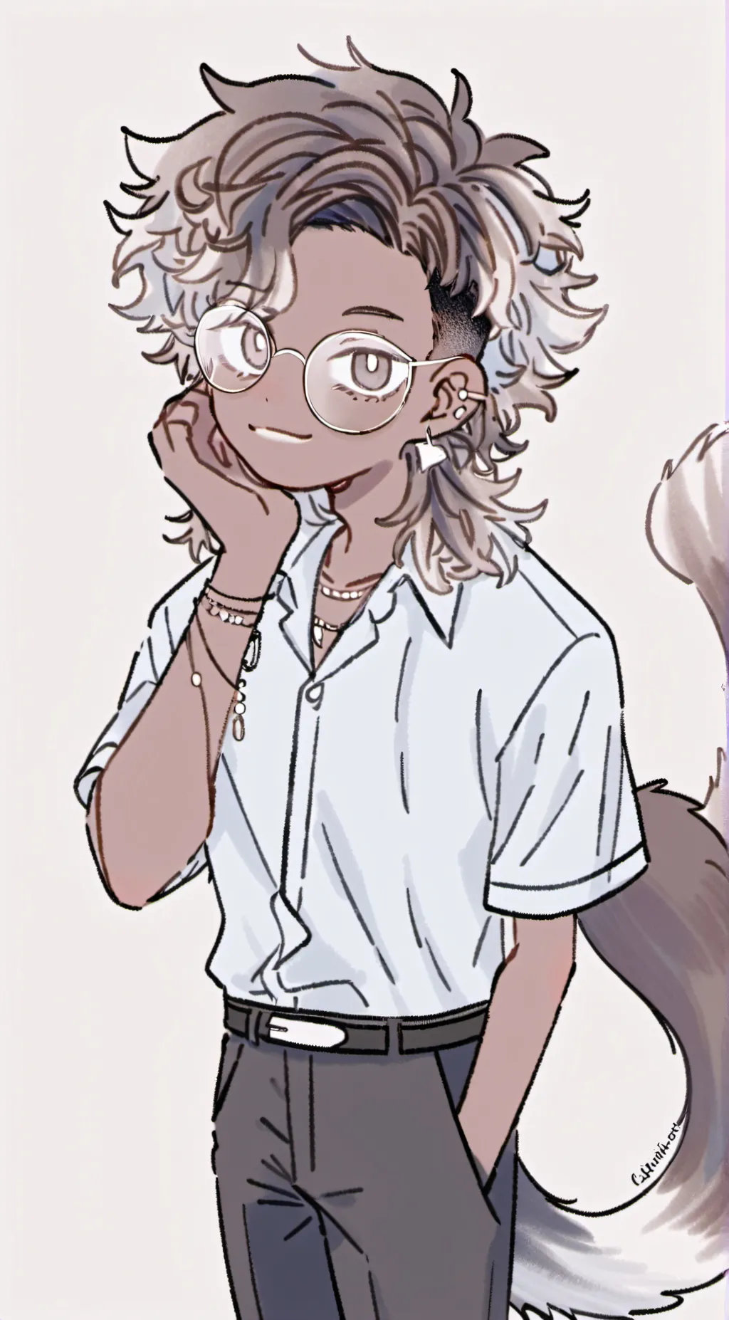 ai character: gav  background