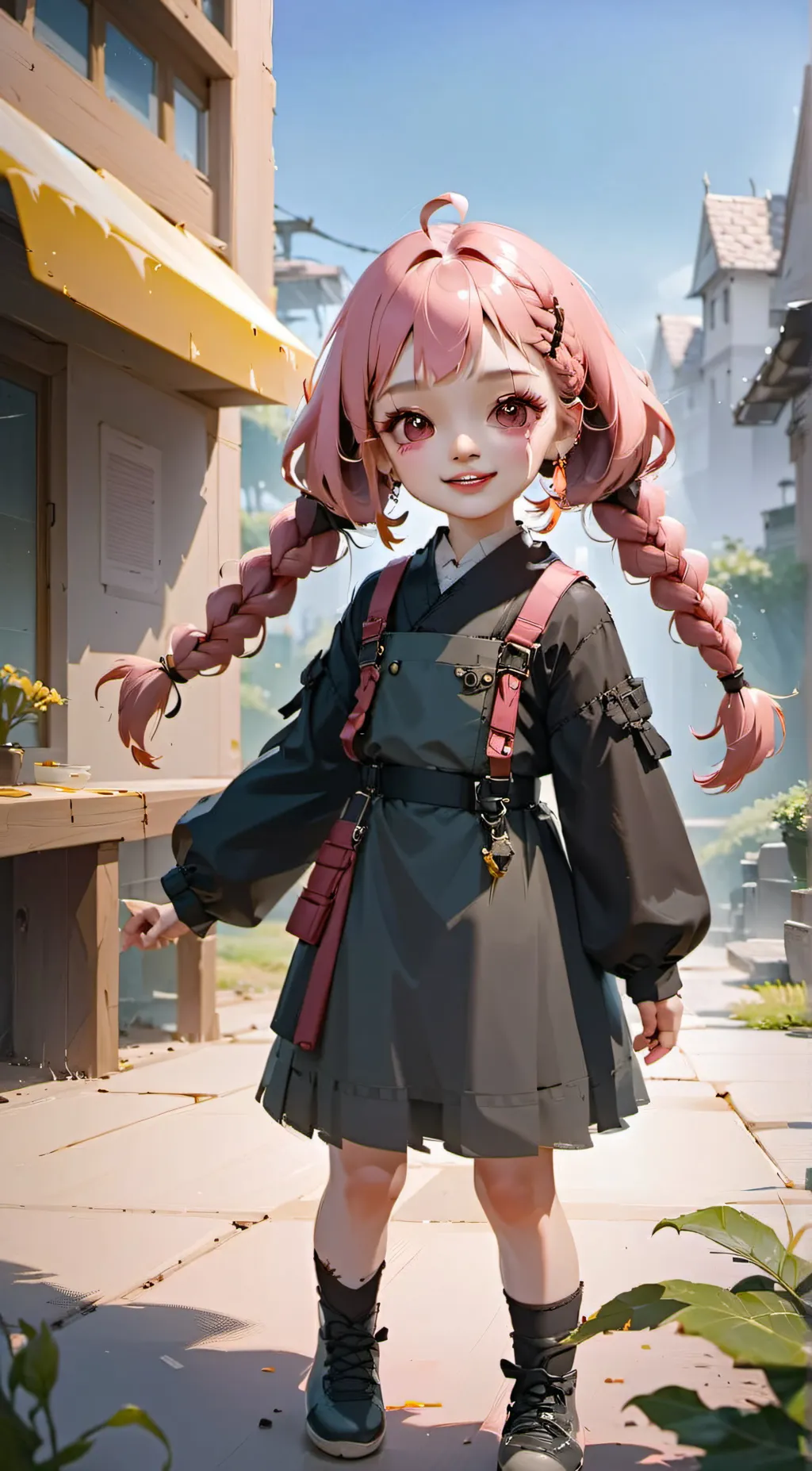 ai character: Angelique  background