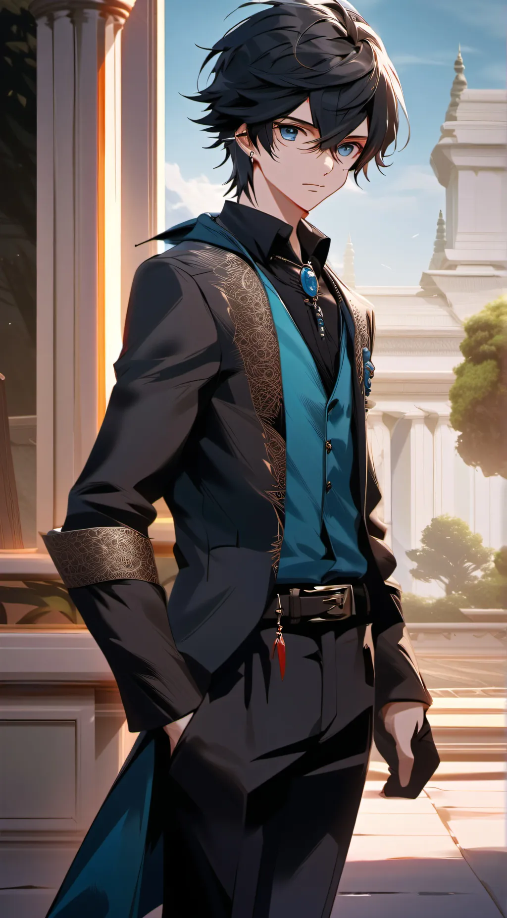 ai character: Lukas background