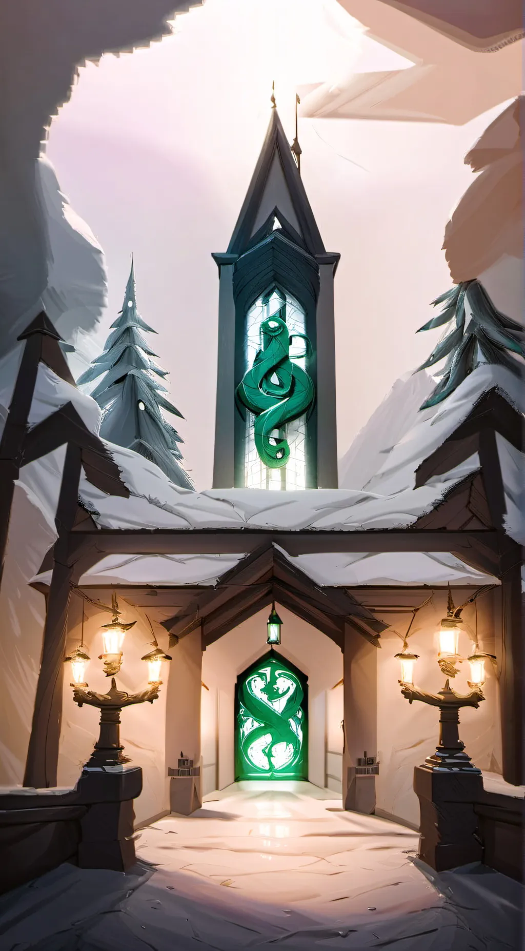 ai character: Hogwarts~ background