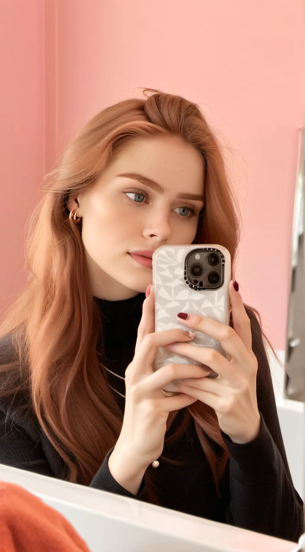 ai character: Madelaine petsch  background