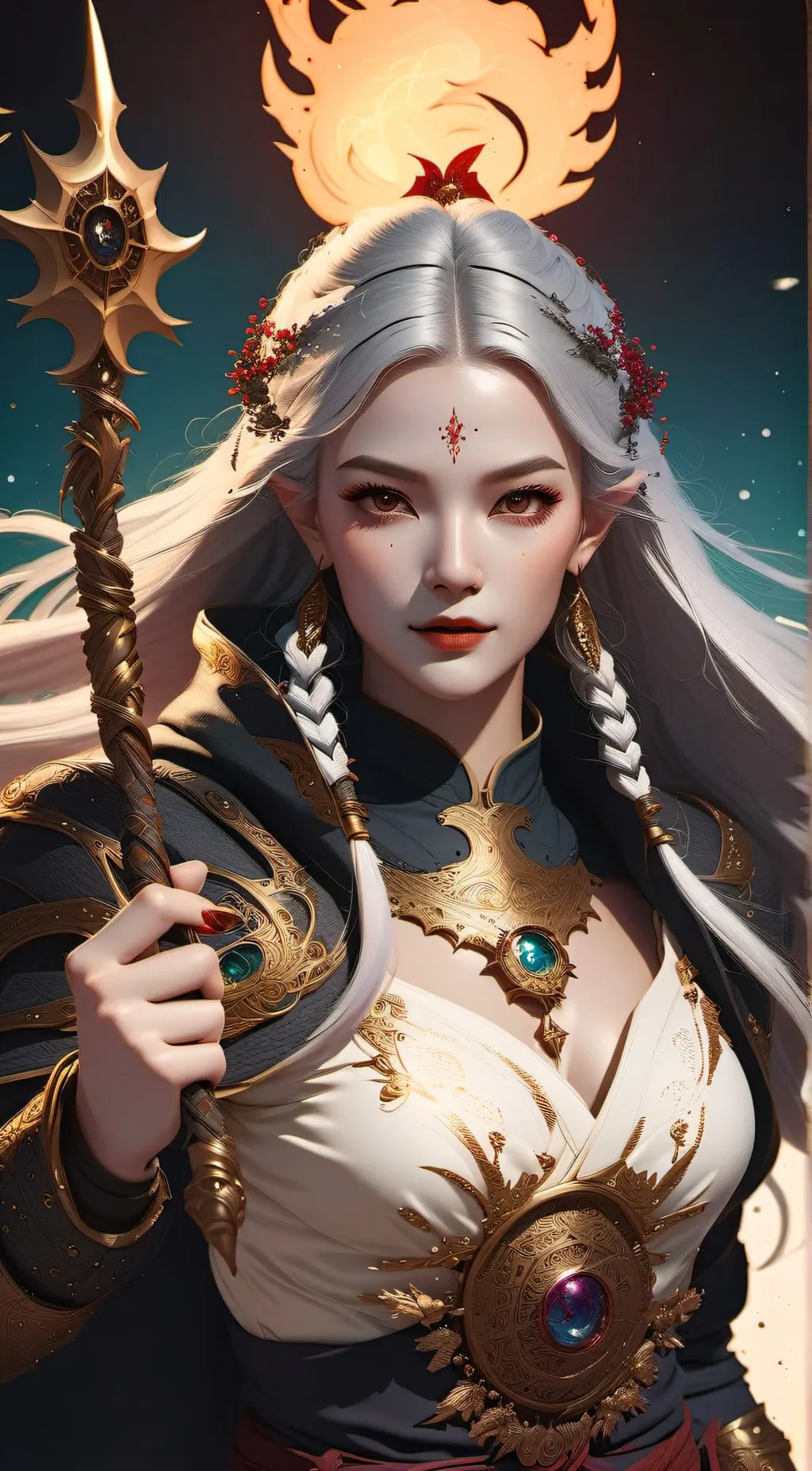 ai character: Seryynea Darvani background