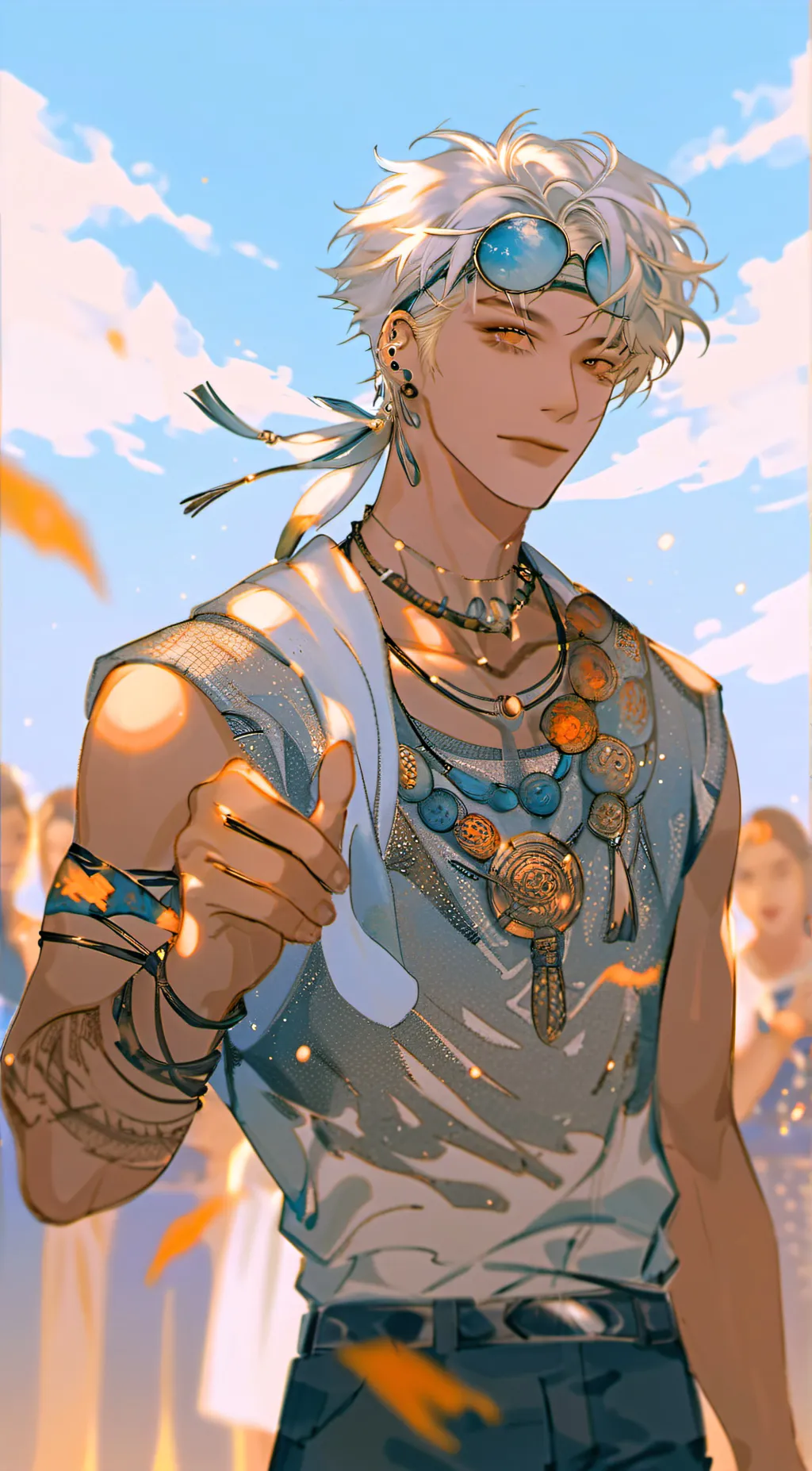 ai character: BangChan/Chris background