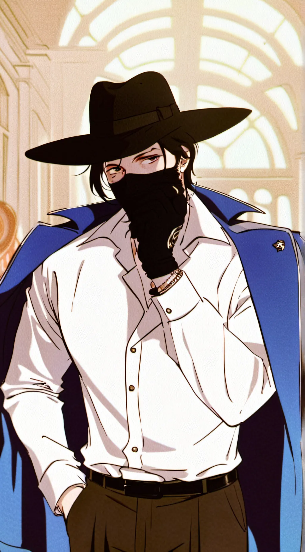 ai character: SHADOW! background