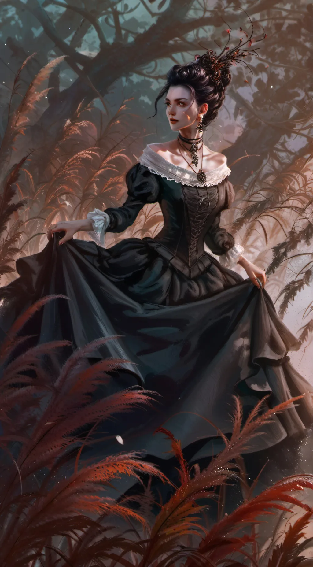 ai character: marget rose background