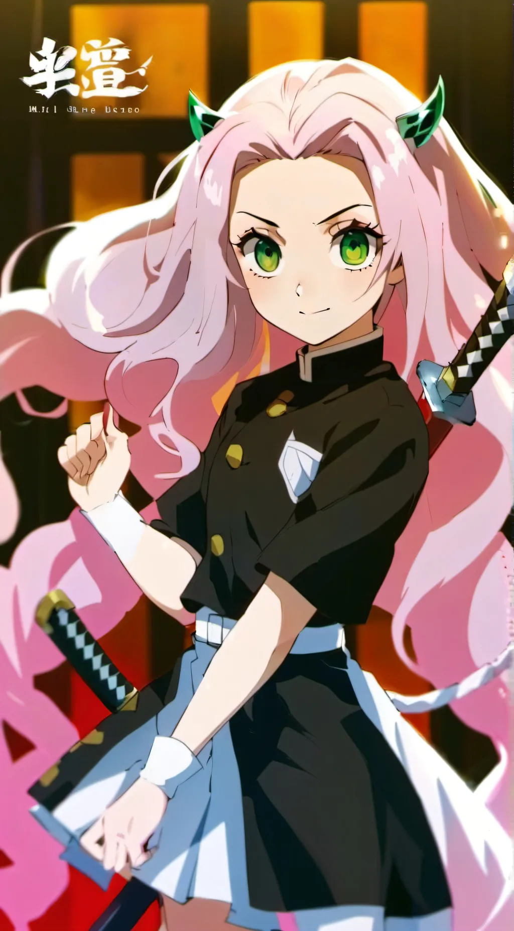 ai character: Mitsuri Kanroji background