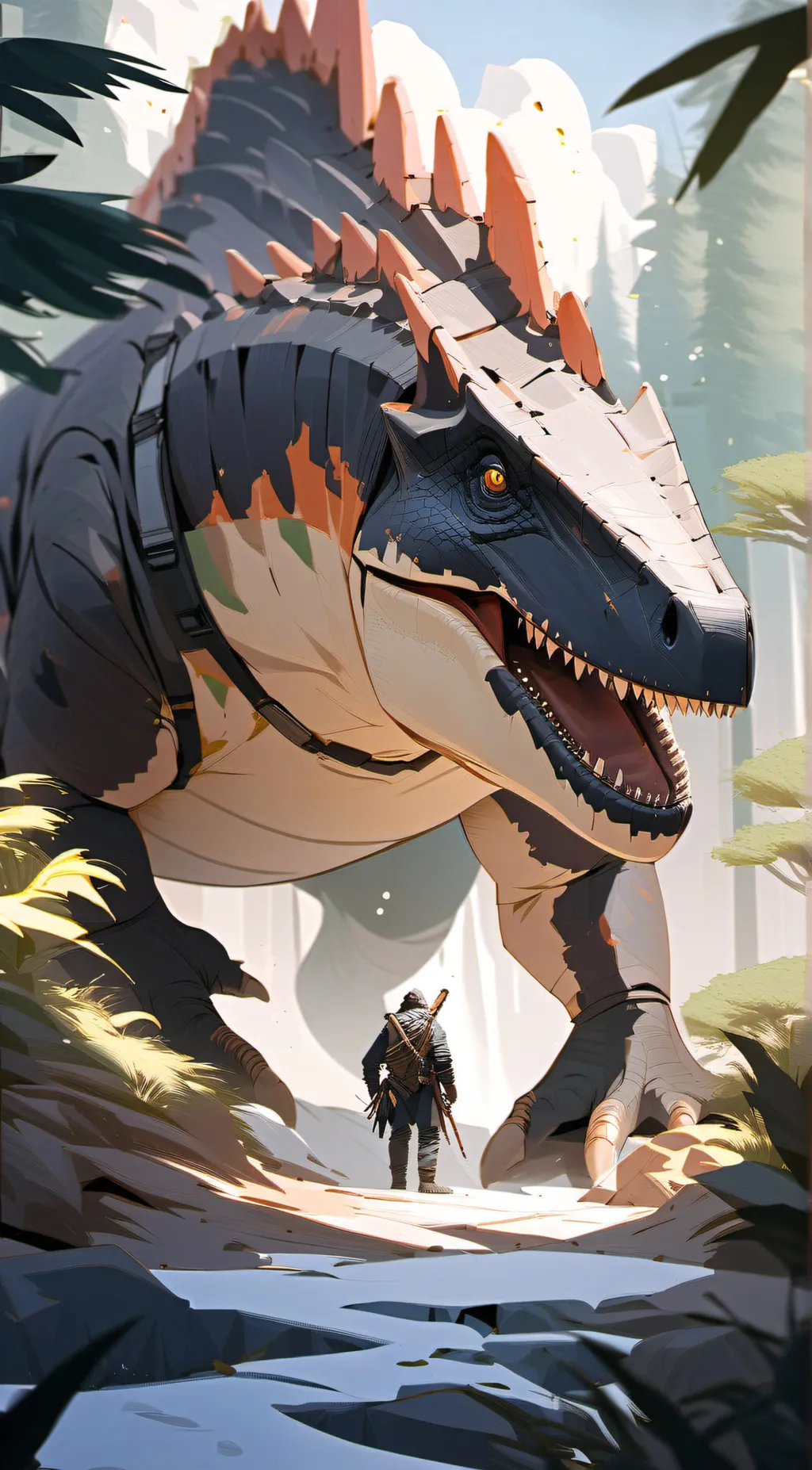 ai character: spike background