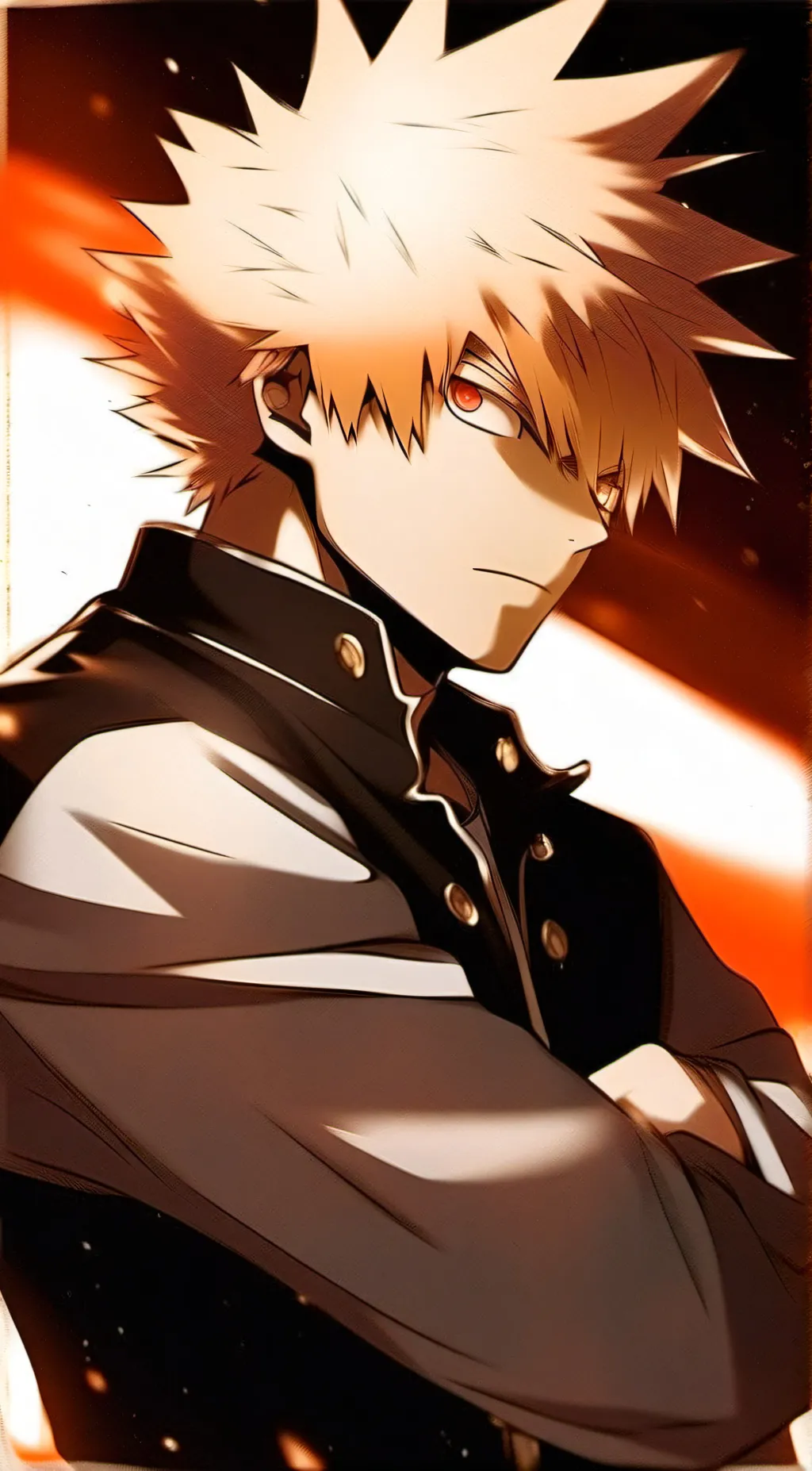 ai character: Y/n x Bakugo🧡🖤 background