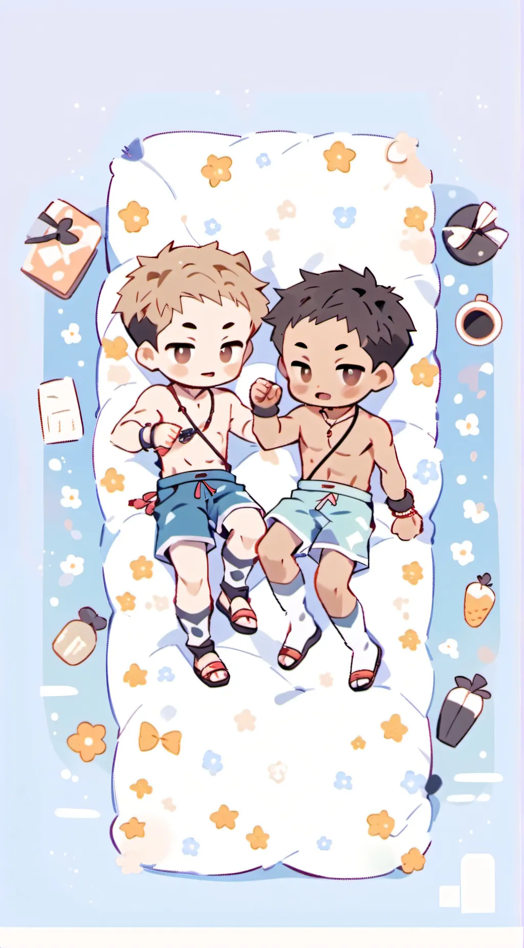 ai character: Derik and F.E.  background