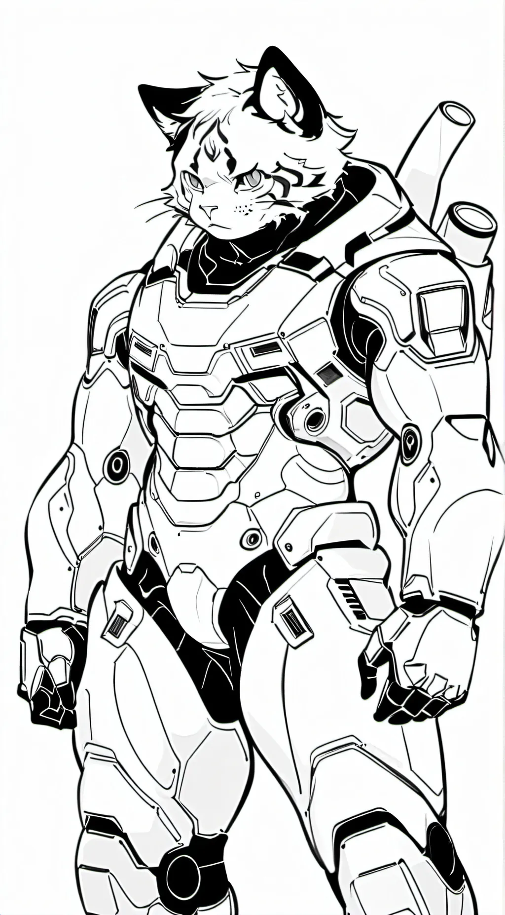 ai character: Meowsculs background