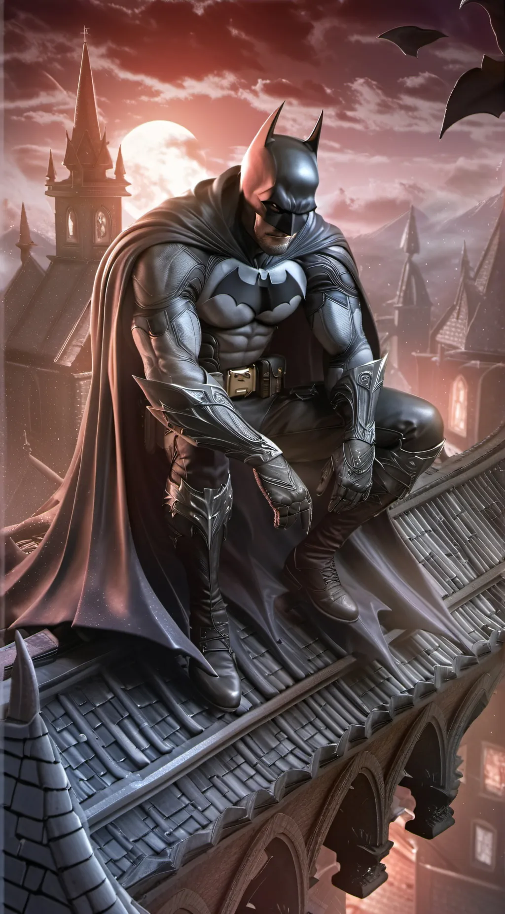 ai character: Batman background