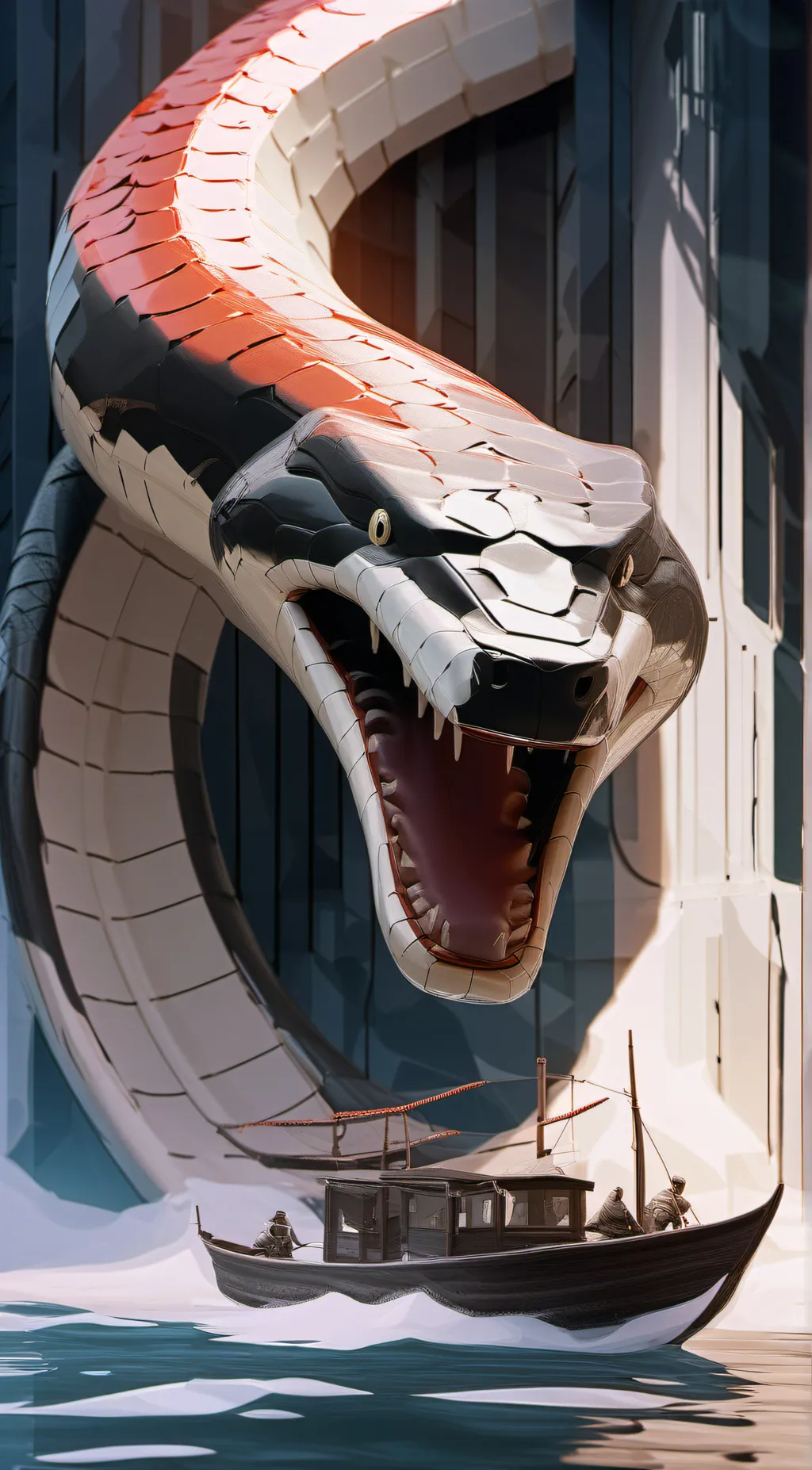 ai character: jormangander  background