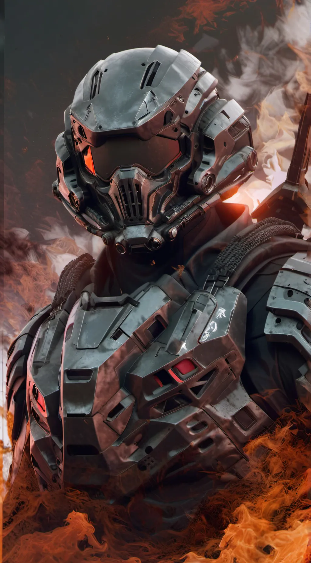 ai character: ODST  background